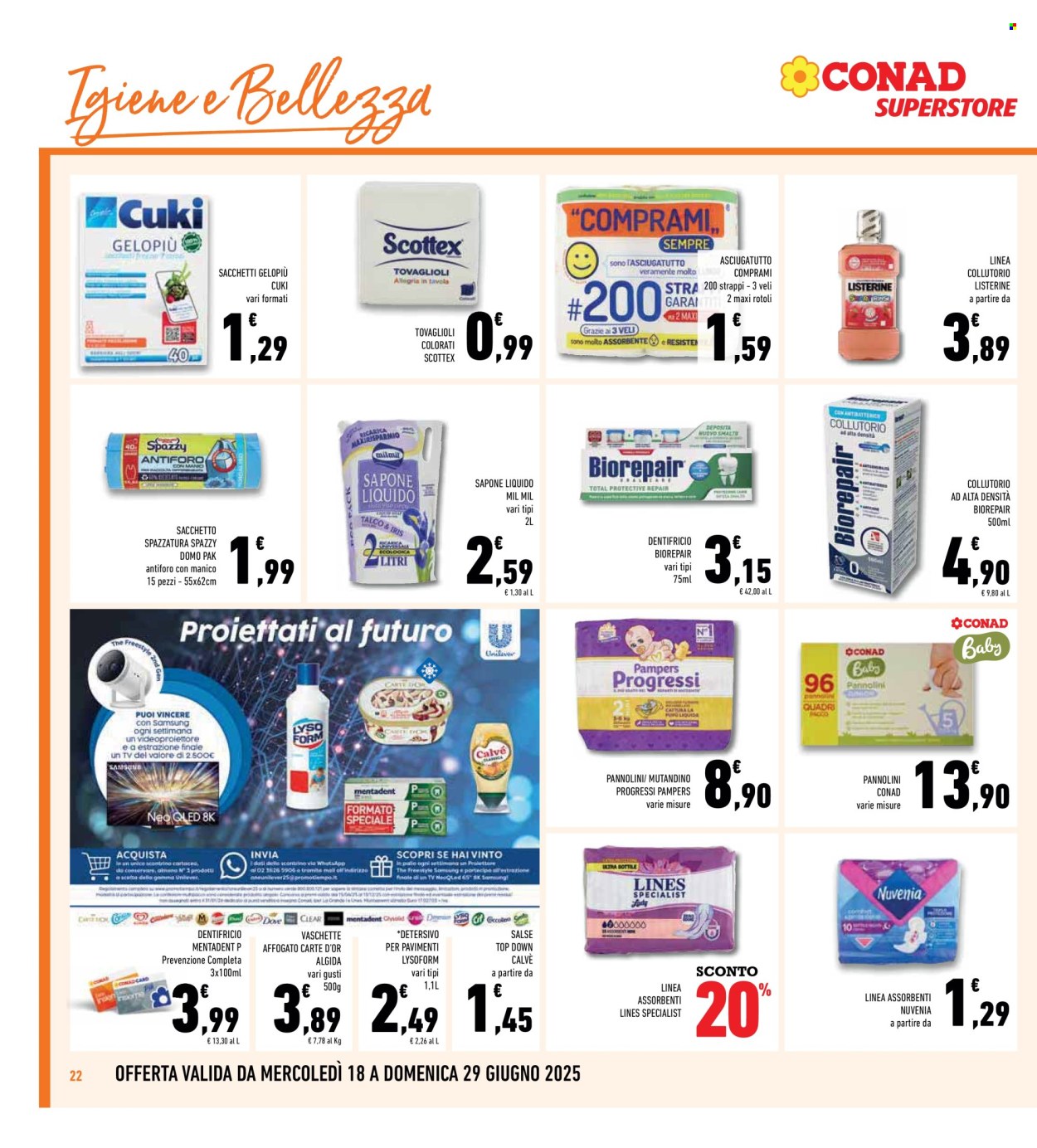 Volantino Conad Superstore - 18/6/2025 - 29/6/2025. Pagina 22