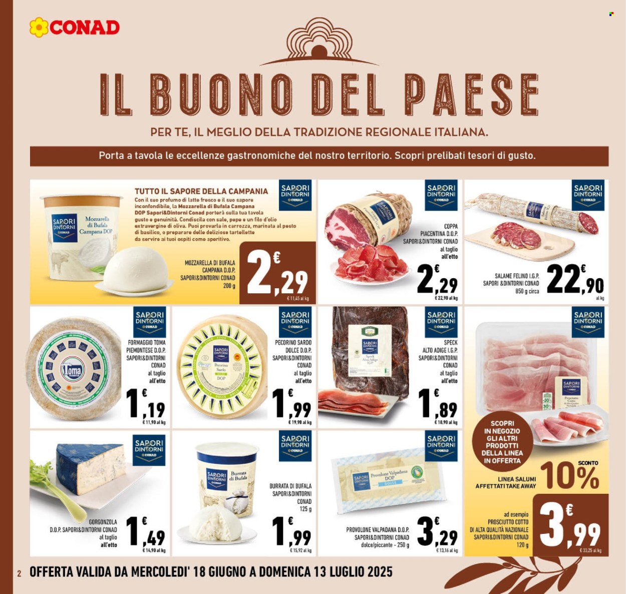 Volantino Conad - 18/6/2025 - 29/6/2025. Pagina 2
