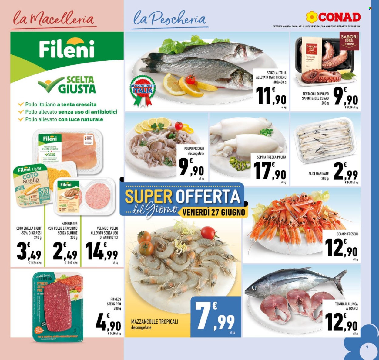 Volantino Conad - 18/6/2025 - 29/6/2025. Pagina 7