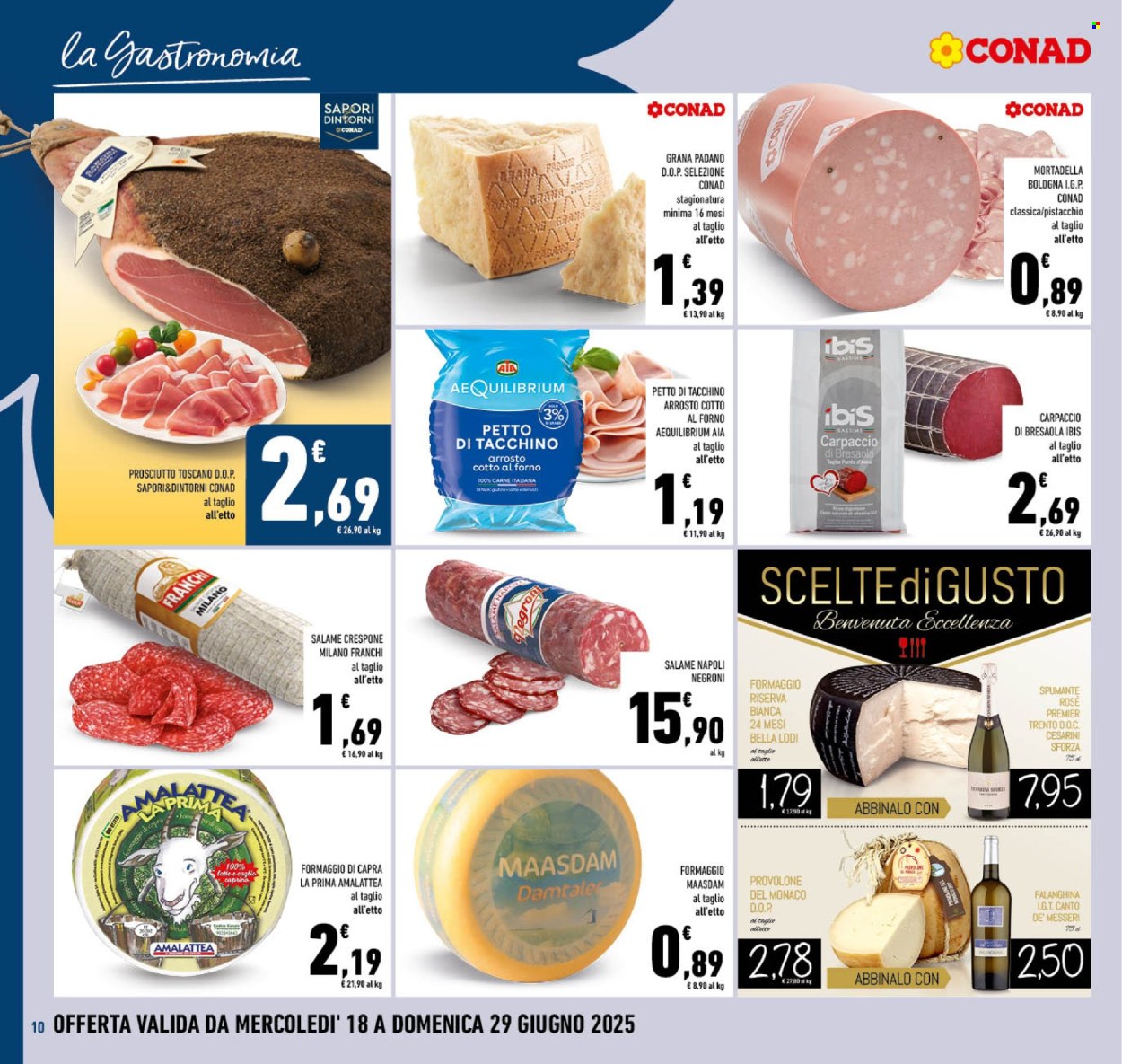 Volantino Conad - 18/6/2025 - 29/6/2025. Pagina 10