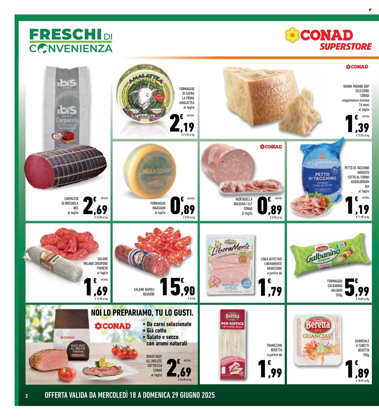 Volantino Conad Superstore - 18/6/2025 - 29/6/2025. Pagina 2
