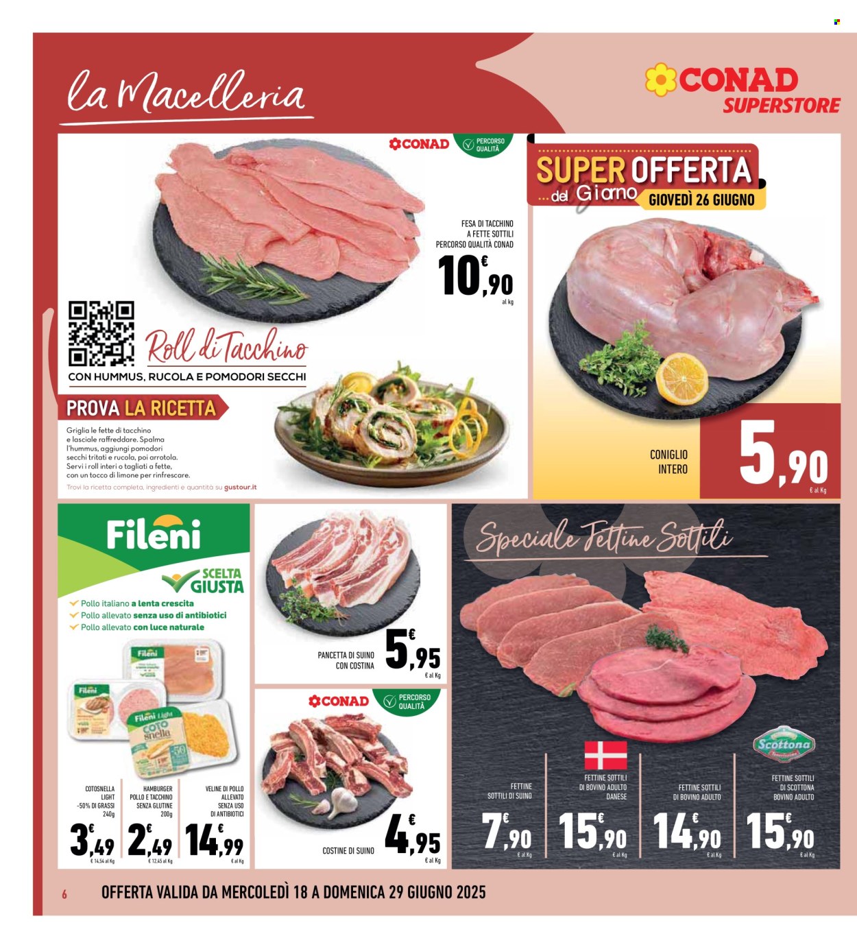 Volantino Conad Superstore - 18/6/2025 - 29/6/2025. Pagina 6