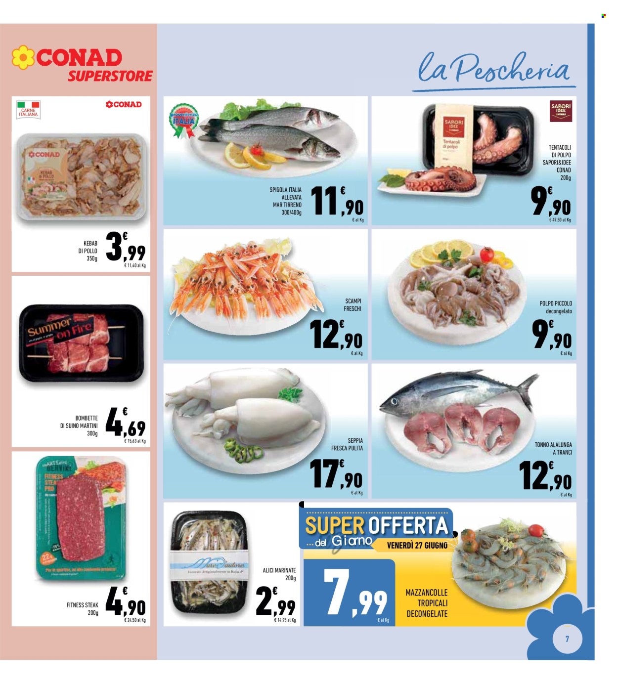 Volantino Conad Superstore - 18/6/2025 - 29/6/2025. Pagina 7