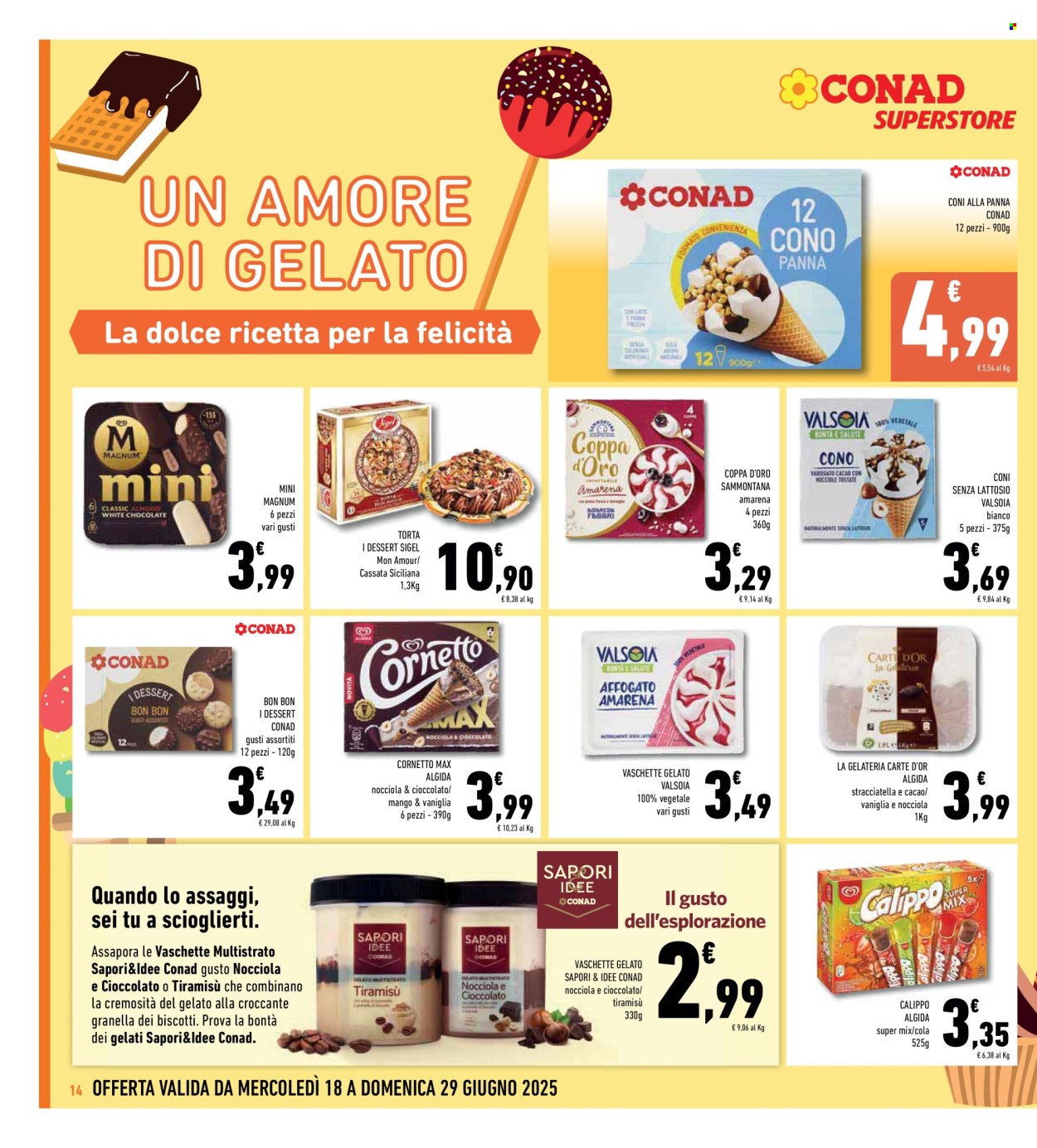 Volantino Conad Superstore - 18/6/2025 - 29/6/2025. Pagina 14