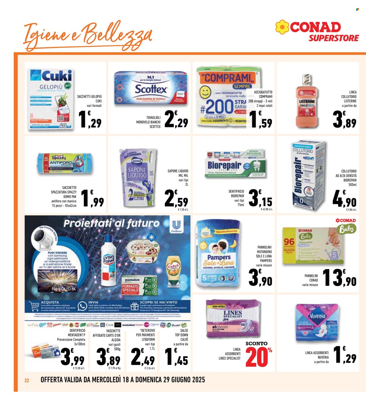 Volantino Conad Superstore - 18/6/2025 - 29/6/2025. Pagina 22