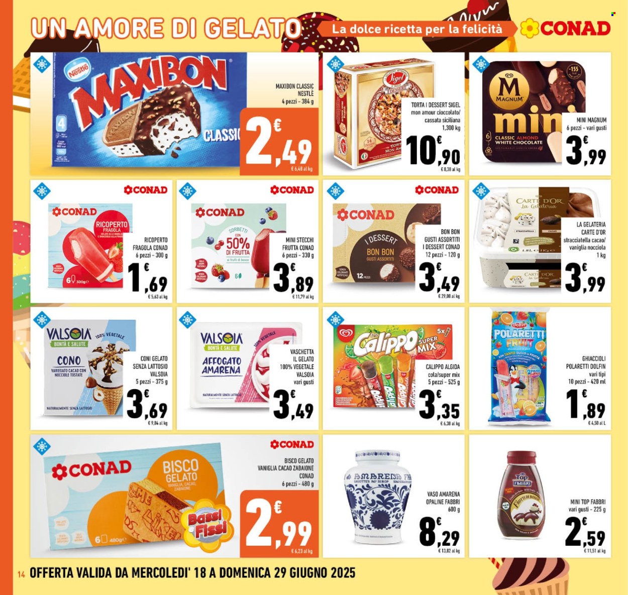 Volantino Conad - 18/6/2025 - 29/6/2025. Pagina 14