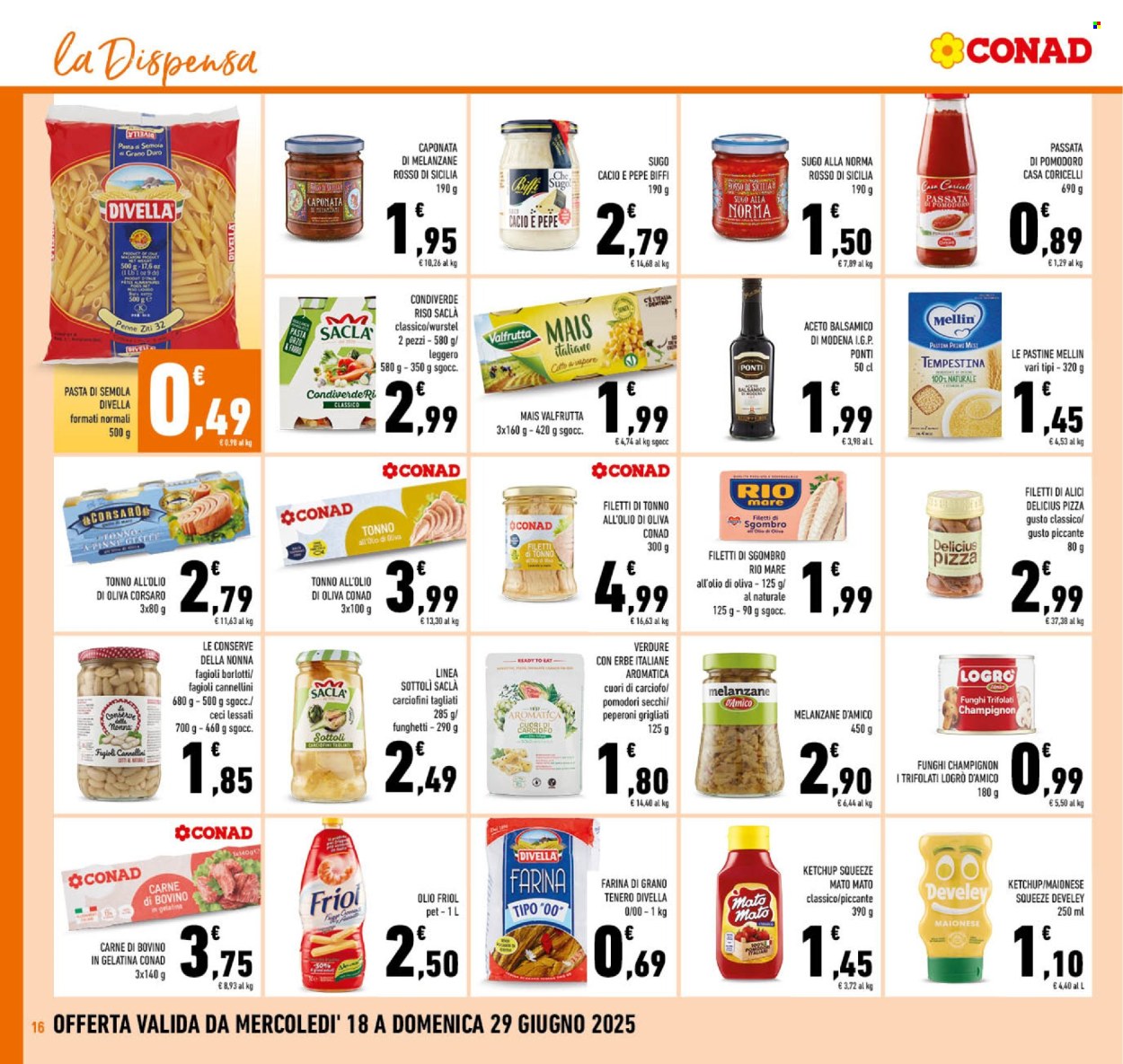 Volantino Conad - 18/6/2025 - 29/6/2025. Pagina 16