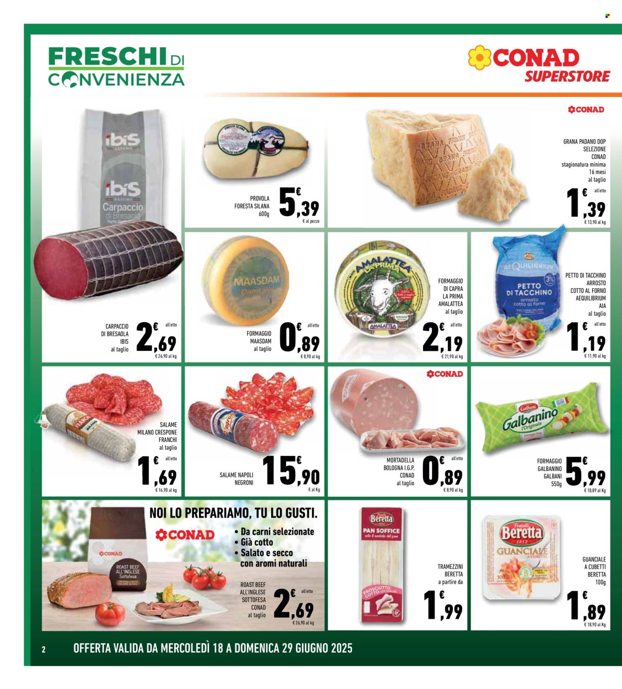 Volantino Conad Superstore - 18/6/2025 - 29/6/2025. Pagina 2