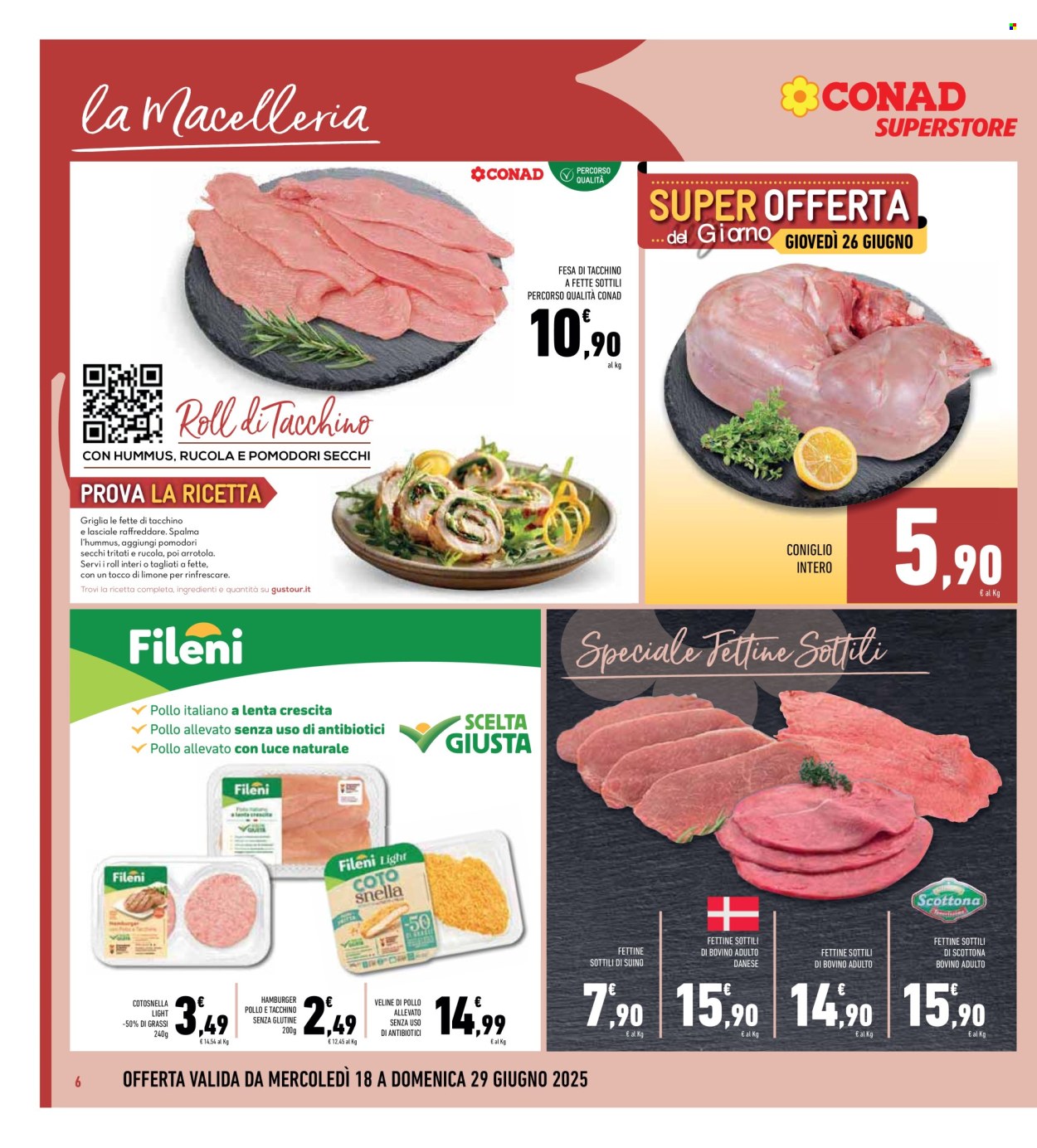 Volantino Conad Superstore - 18/6/2025 - 29/6/2025. Pagina 6