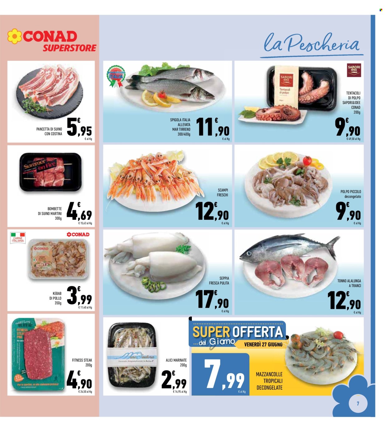 Volantino Conad Superstore - 18/6/2025 - 29/6/2025. Pagina 7