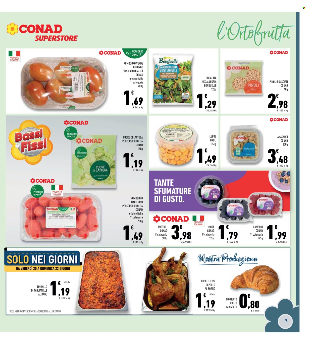 Volantino Conad Superstore - 18/6/2025 - 29/6/2025. Pagina 9