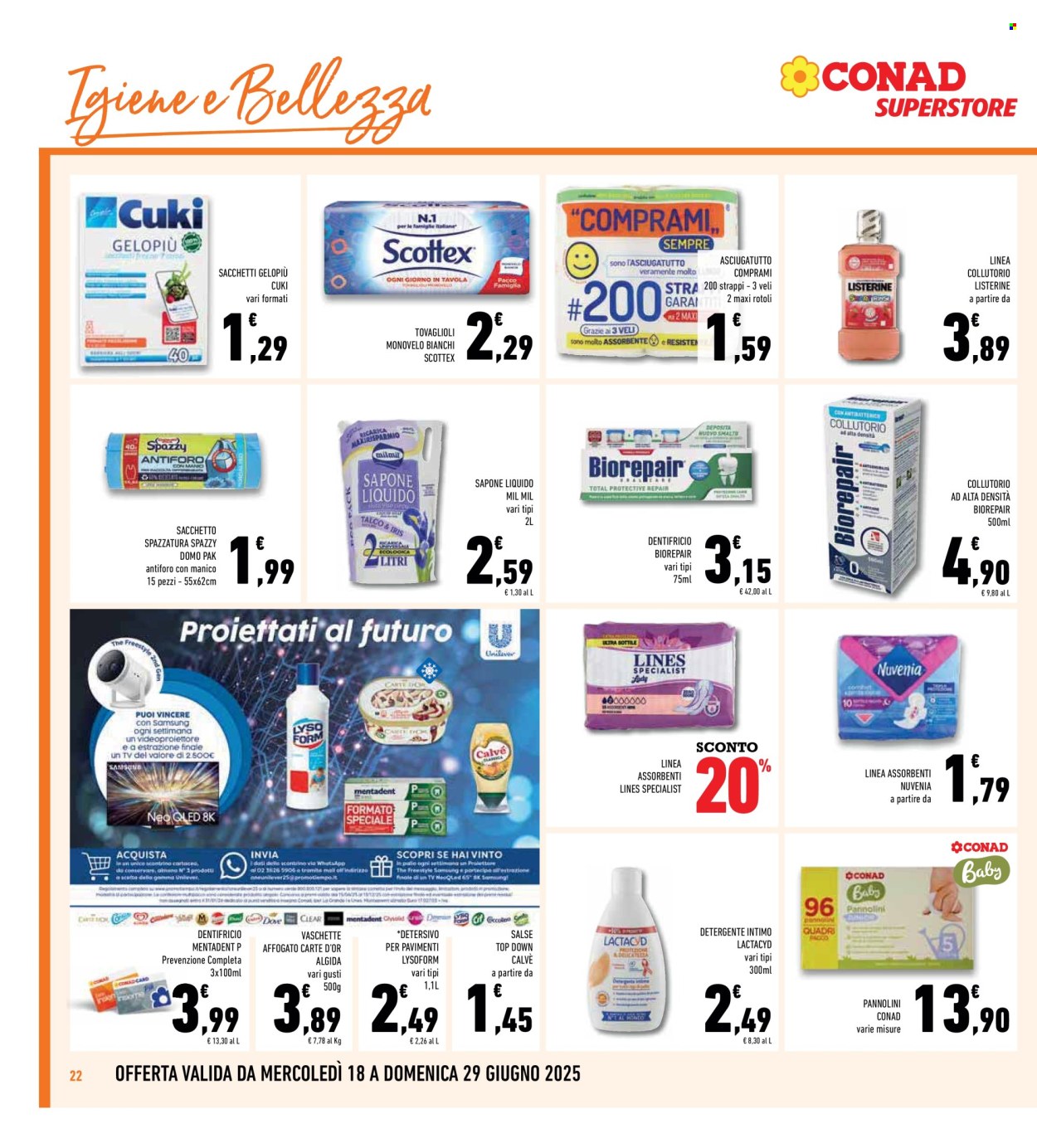 Volantino Conad Superstore - 18/6/2025 - 29/6/2025. Pagina 22