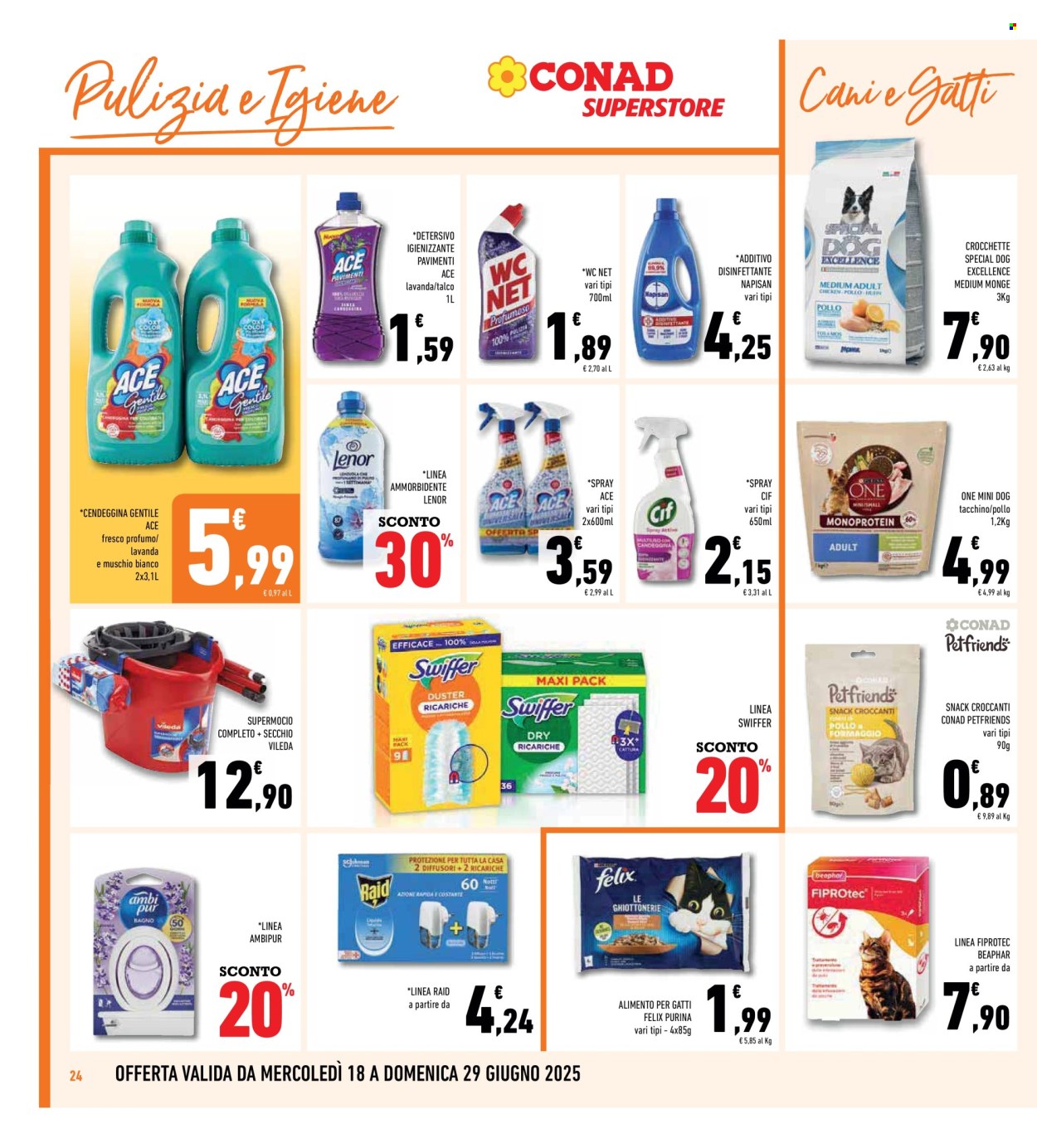 Volantino Conad Superstore - 18/6/2025 - 29/6/2025. Pagina 24