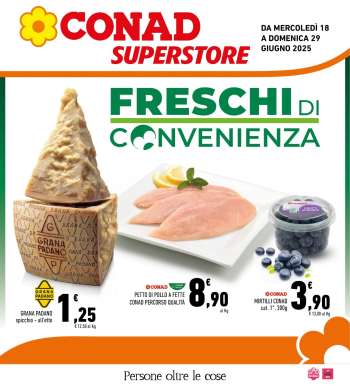 Volantino Conad Superstore - 18/6/2025 - 29/6/2025.