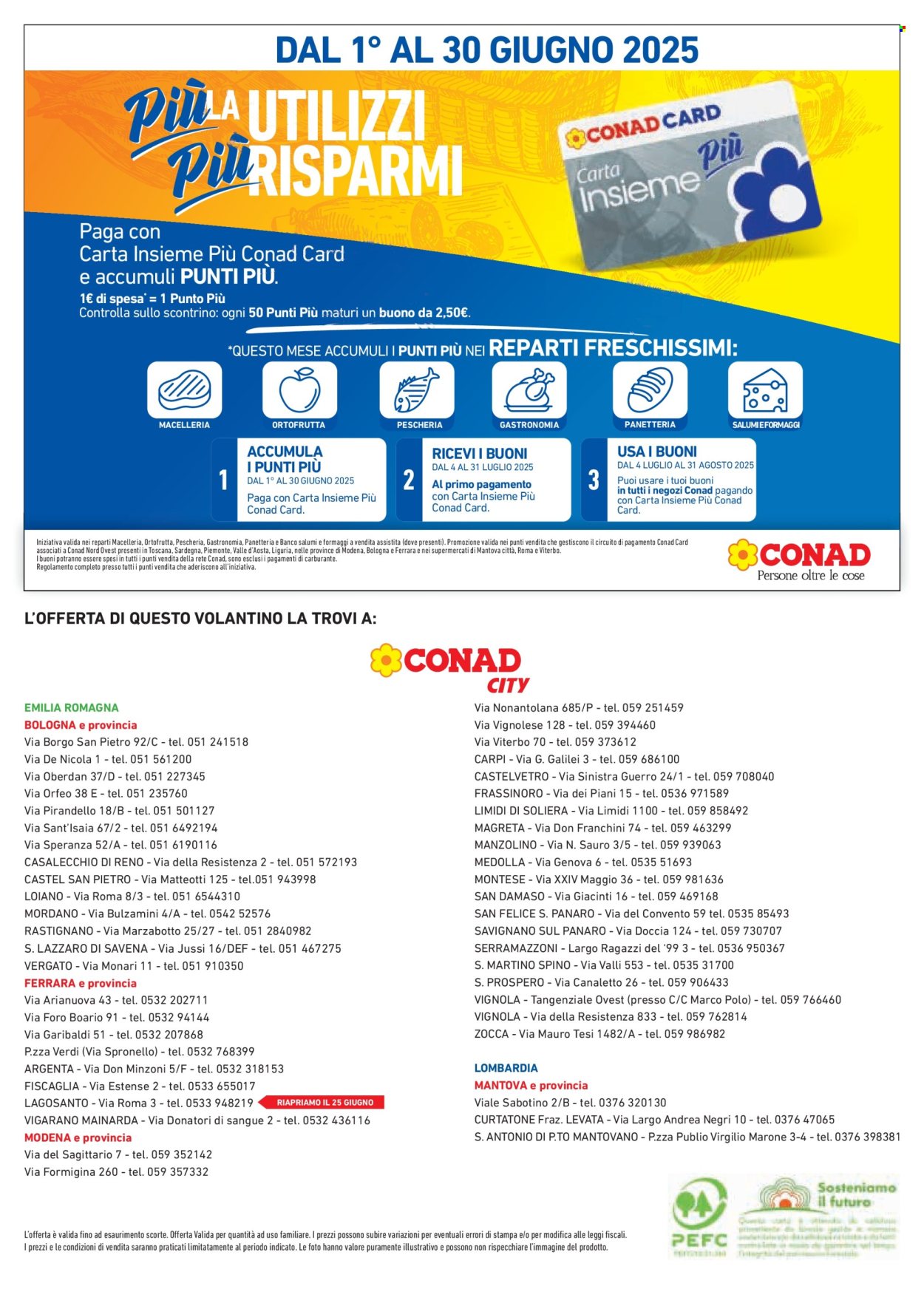 Volantino Conad - 19/6/2025 - 16/7/2025. Pagina 8