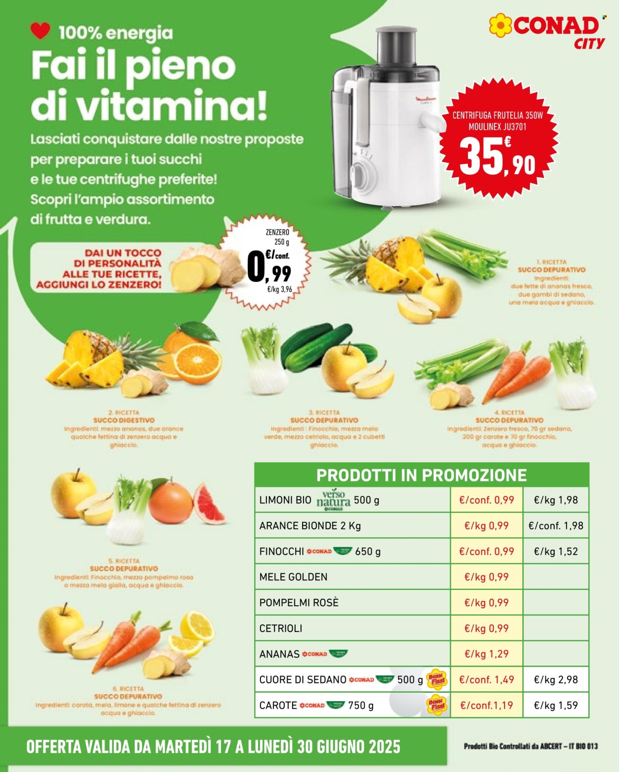 Volantino Conad City - 17/6/2025 - 30/6/2025. Pagina 4