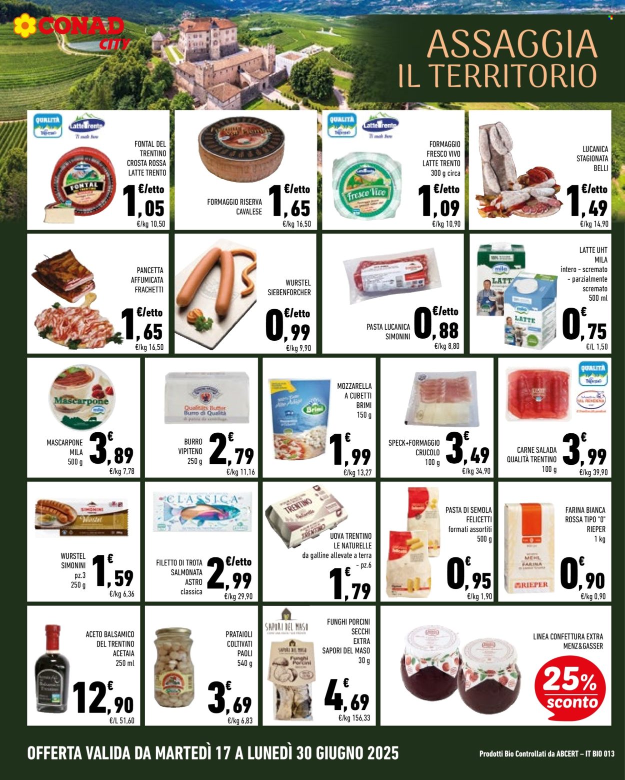 Volantino Conad City - 17/6/2025 - 30/6/2025. Pagina 8