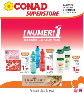 Volantino Conad Superstore - 19/6/2025 - 2/7/2025.