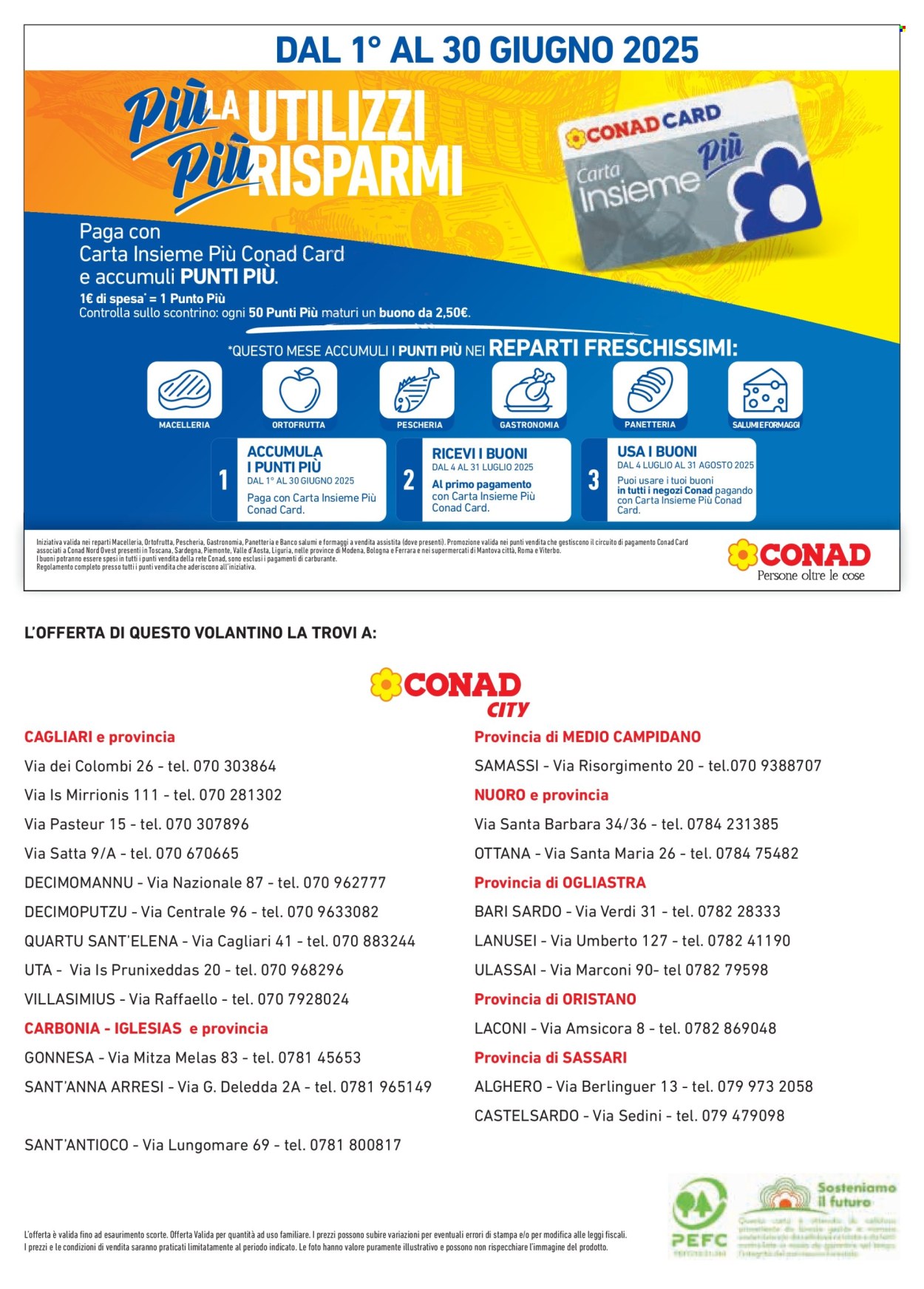 Volantino Conad - 19/6/2025 - 16/7/2025. Pagina 8