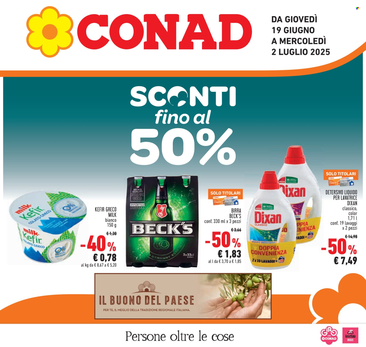 Volantino Conad - 19/6/2025 - 2/7/2025. Pagina 1