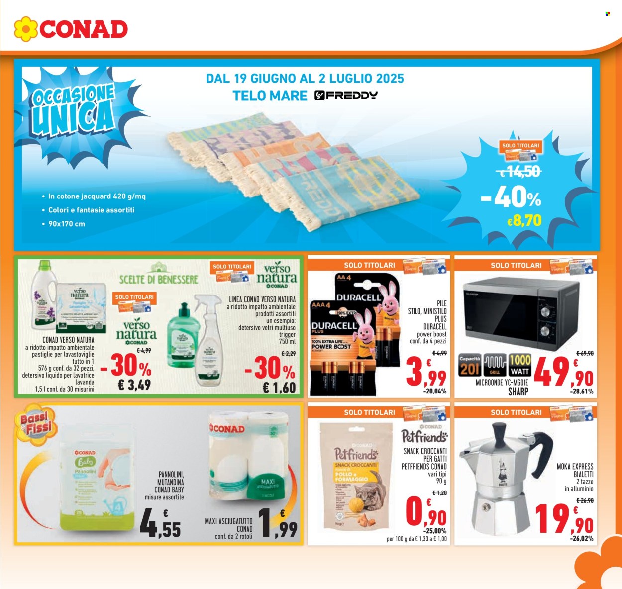 Volantino Conad - 19/6/2025 - 2/7/2025. Pagina 19