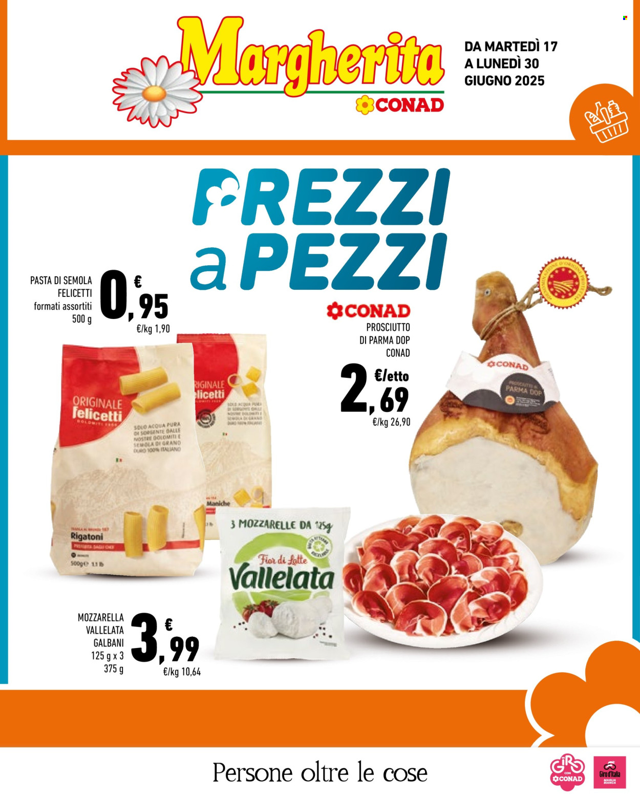 Volantino Margherita Conad - 17/6/2025 - 30/6/2025. Pagina 1