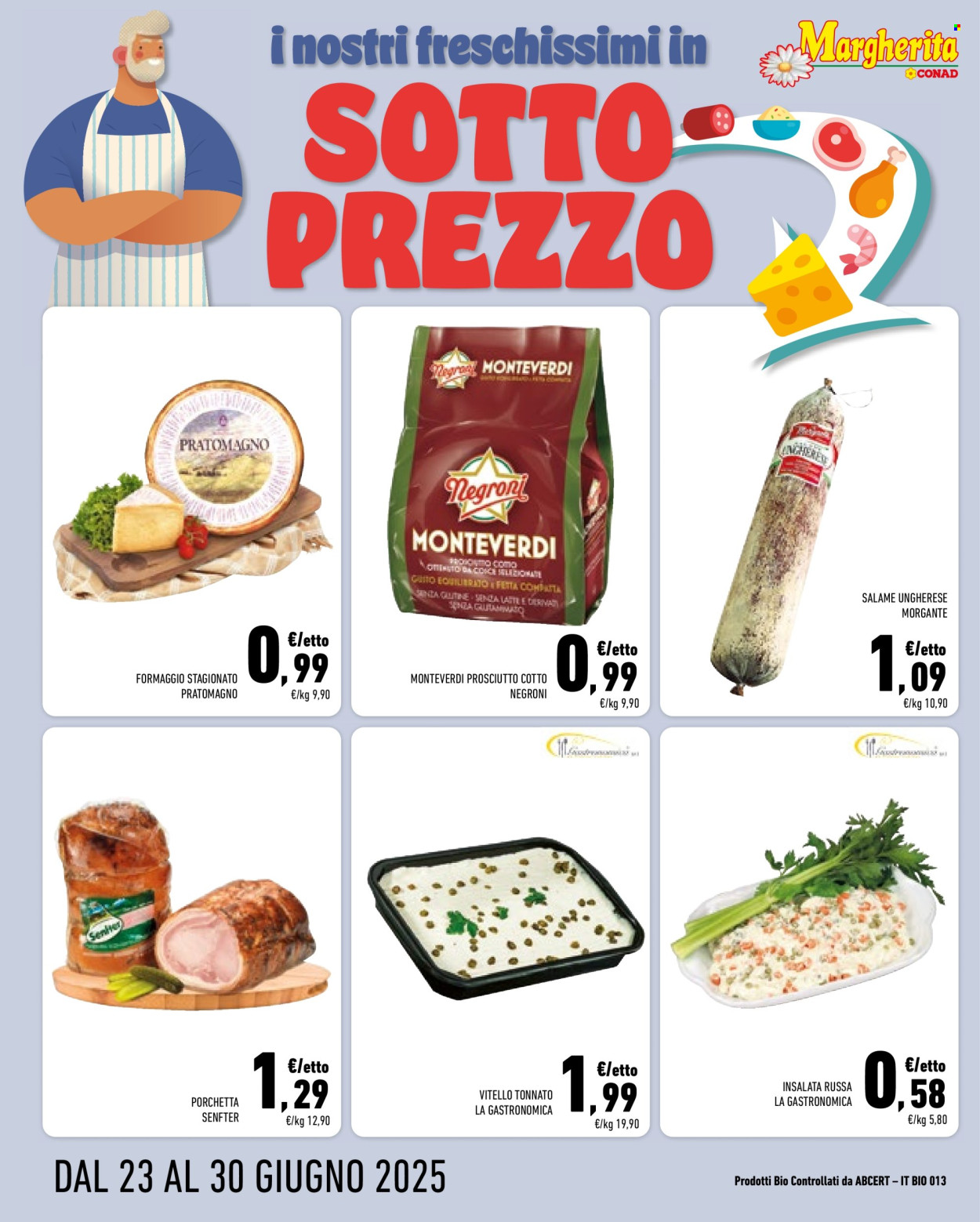 Volantino Margherita Conad - 17/6/2025 - 30/6/2025. Pagina 4