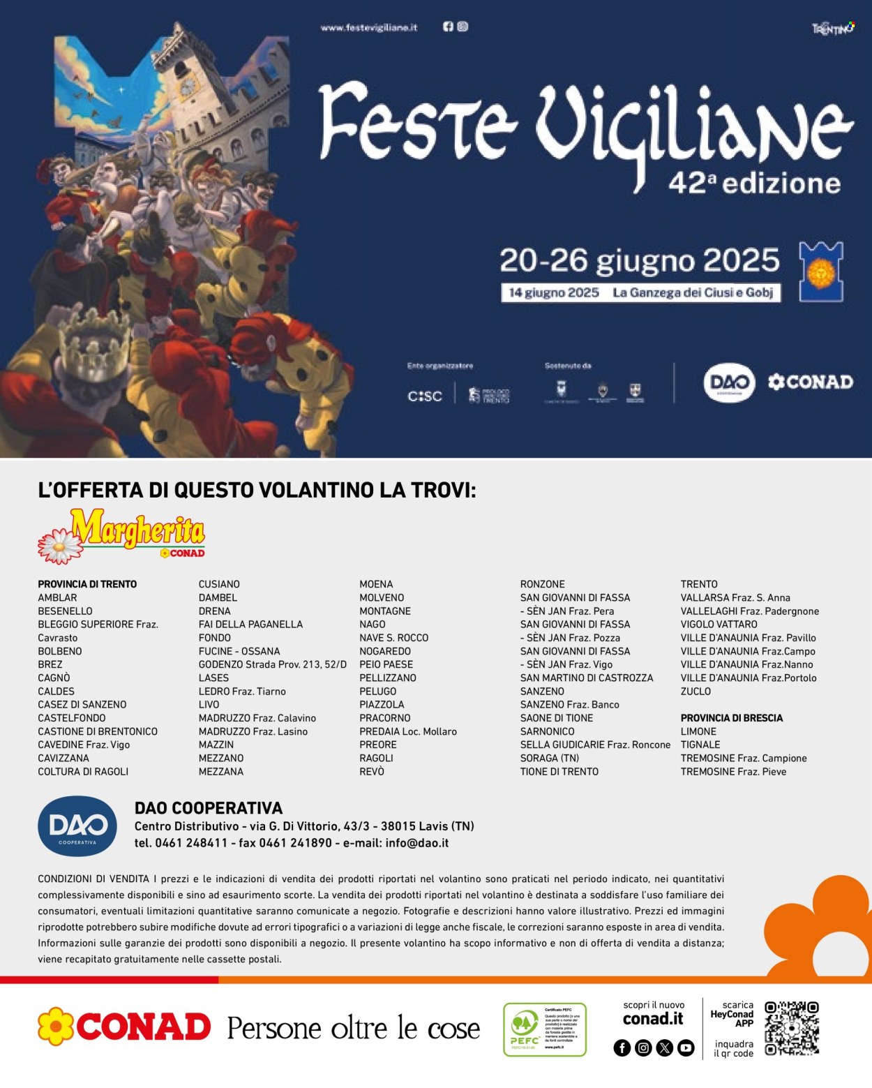 Volantino Margherita Conad - 17/6/2025 - 30/6/2025. Pagina 8