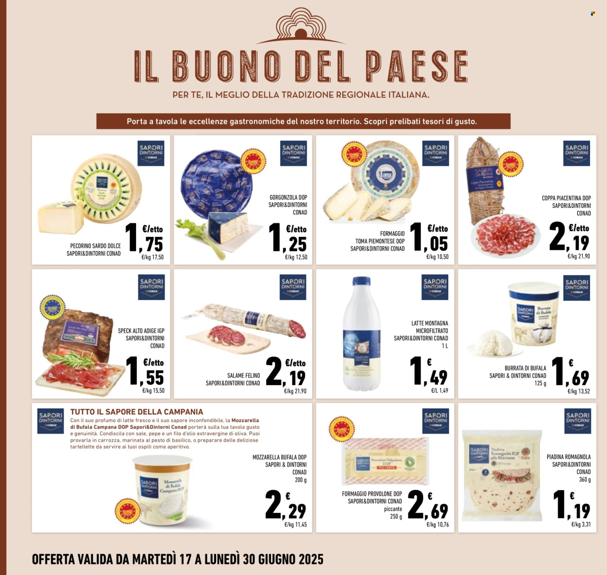 Volantino Conad - 17/6/2025 - 30/6/2025. Pagina 10
