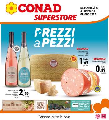 Volantino Conad Superstore - 17/6/2025 - 30/6/2025.