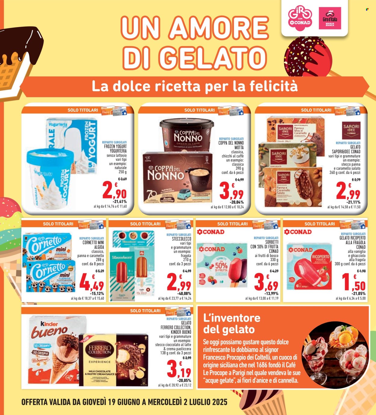 Volantino Conad - 19/6/2025 - 2/7/2025. Pagina 14