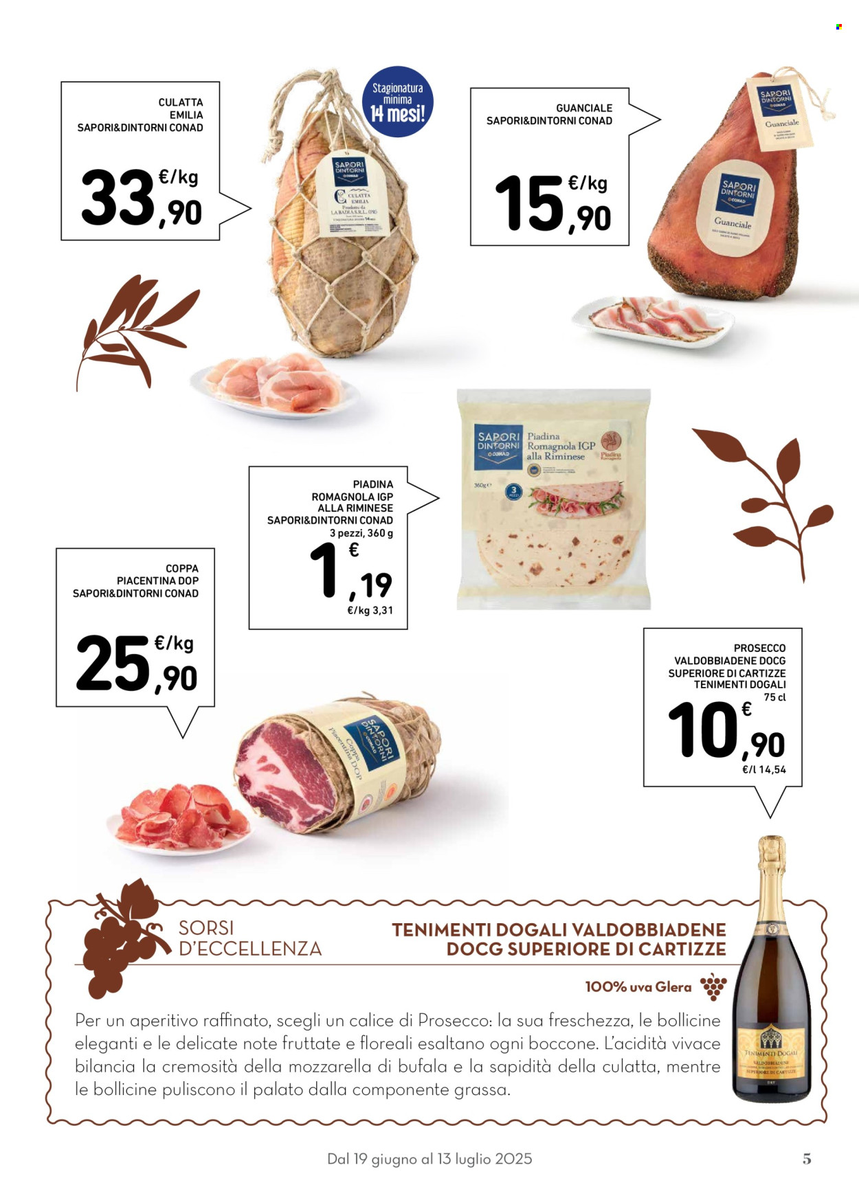 Volantino Conad - 19/6/2025 - 13/7/2025. Pagina 5