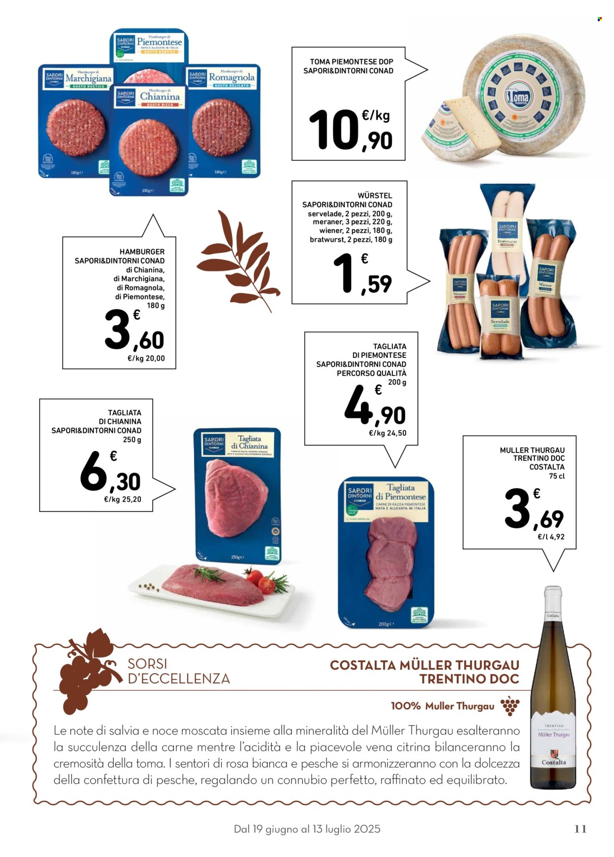 Volantino Conad - 19/6/2025 - 13/7/2025. Pagina 11
