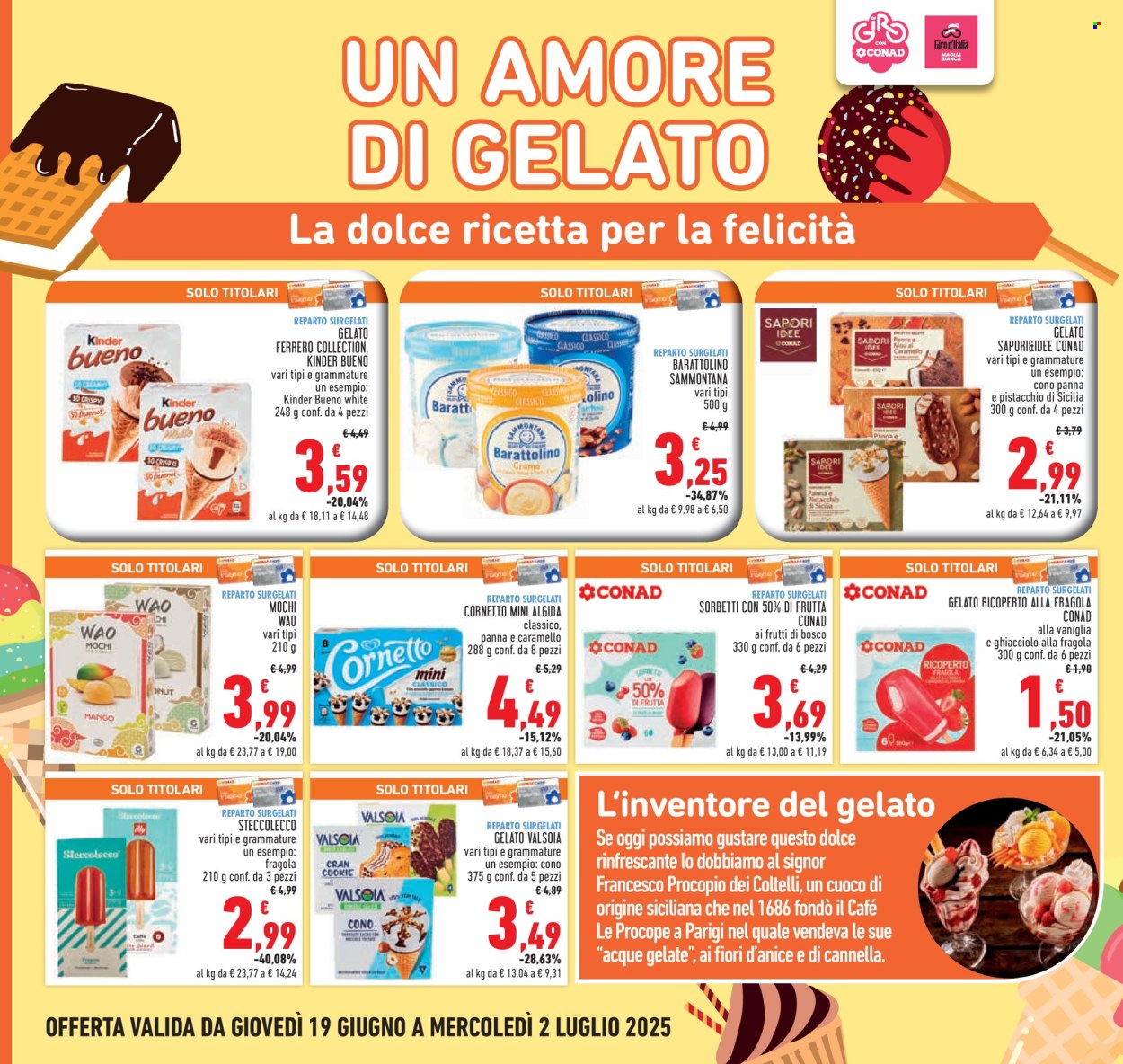 Volantino Conad - 19/6/2025 - 2/7/2025. Pagina 16