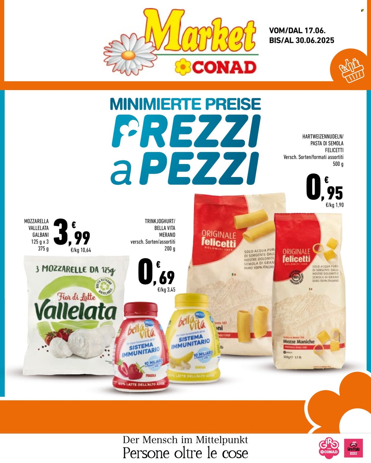 Volantino Market Conad - 17/6/2025 - 30/6/2025. Pagina 1