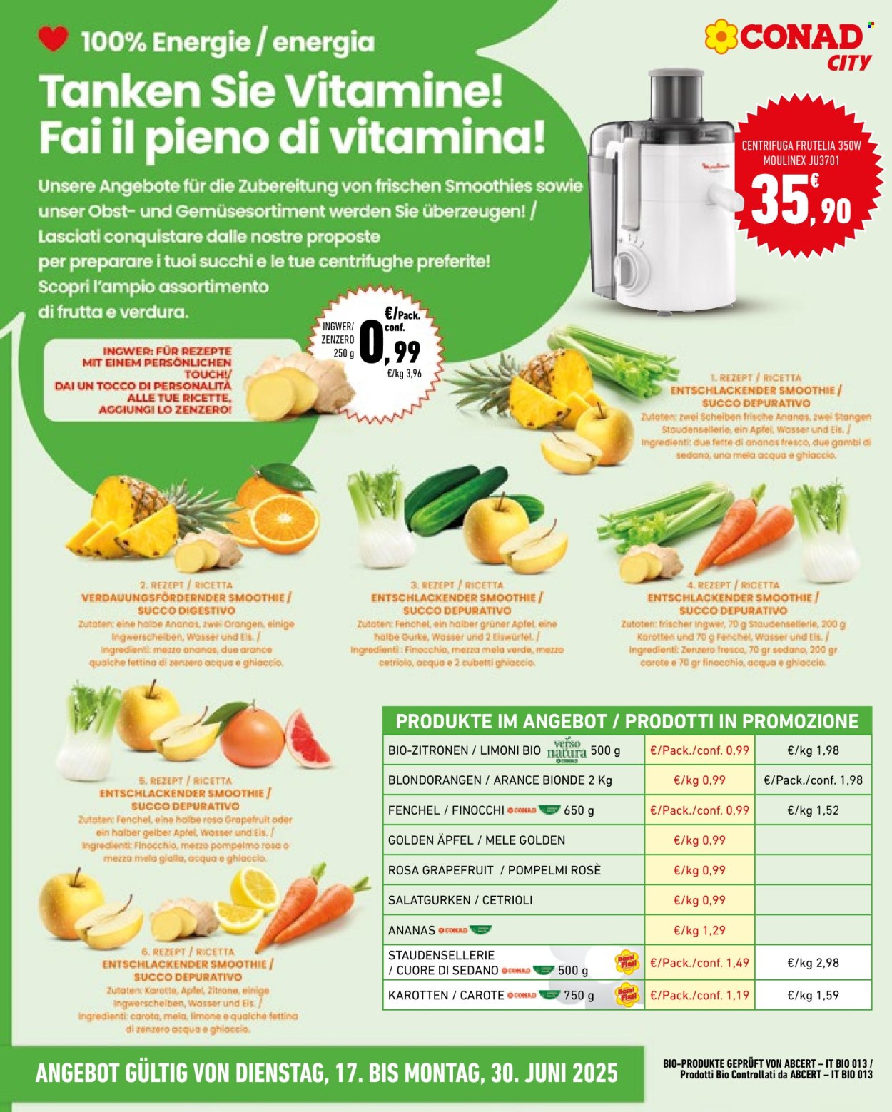 Volantino Conad City - 17/6/2025 - 30/6/2025. Pagina 4