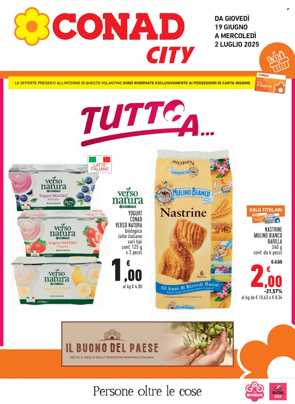 Volantino Conad City - 19/6/2025 - 2/7/2025. Pagina 1