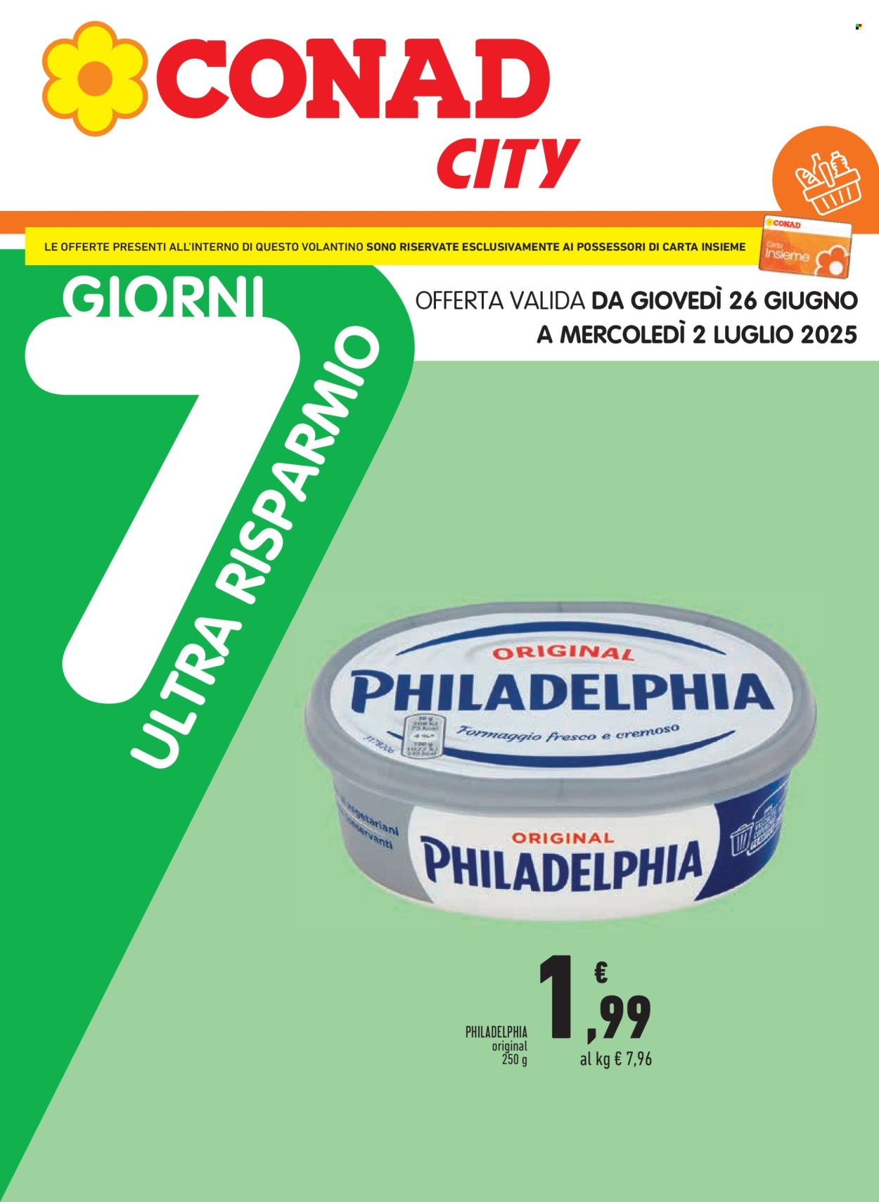 Volantino Conad City - 19/6/2025 - 2/7/2025. Pagina 18