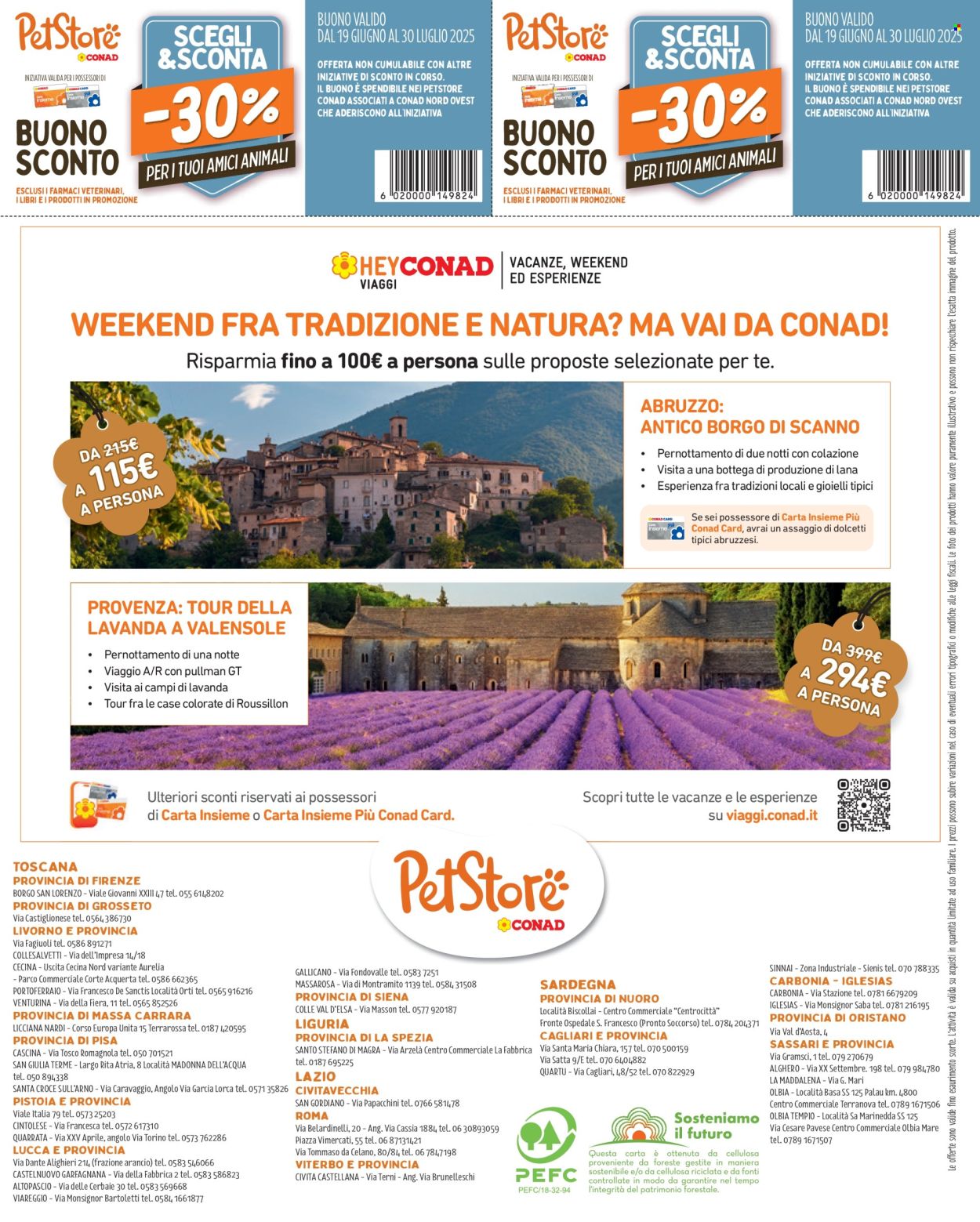 Volantino Pet Store Conad - 19/6/2025 - 30/7/2025. Pagina 8