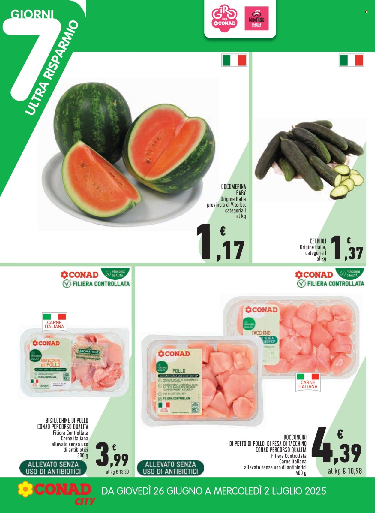 Volantino Conad City - 26/6/2025 - 2/7/2025. Pagina 2