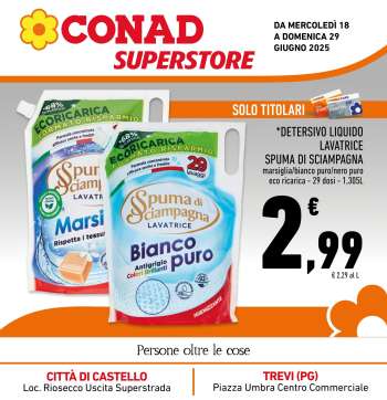 Volantino Conad Superstore - 18/6/2025 - 29/6/2025.