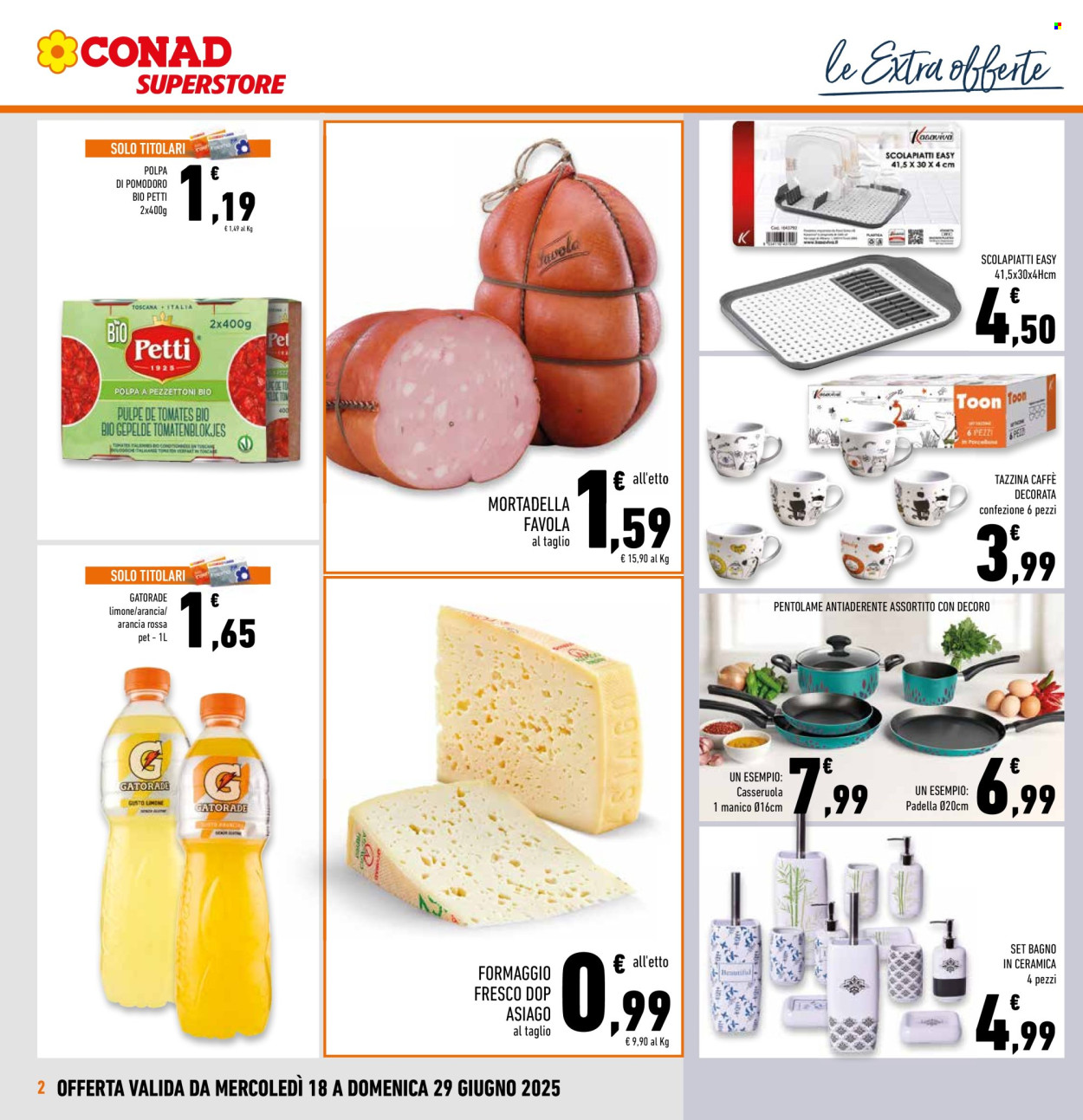 Volantino Conad Superstore - 18/6/2025 - 29/6/2025. Pagina 2