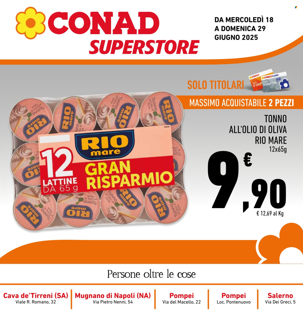 Volantino Conad Superstore - 18/6/2025 - 29/6/2025. Pagina 1