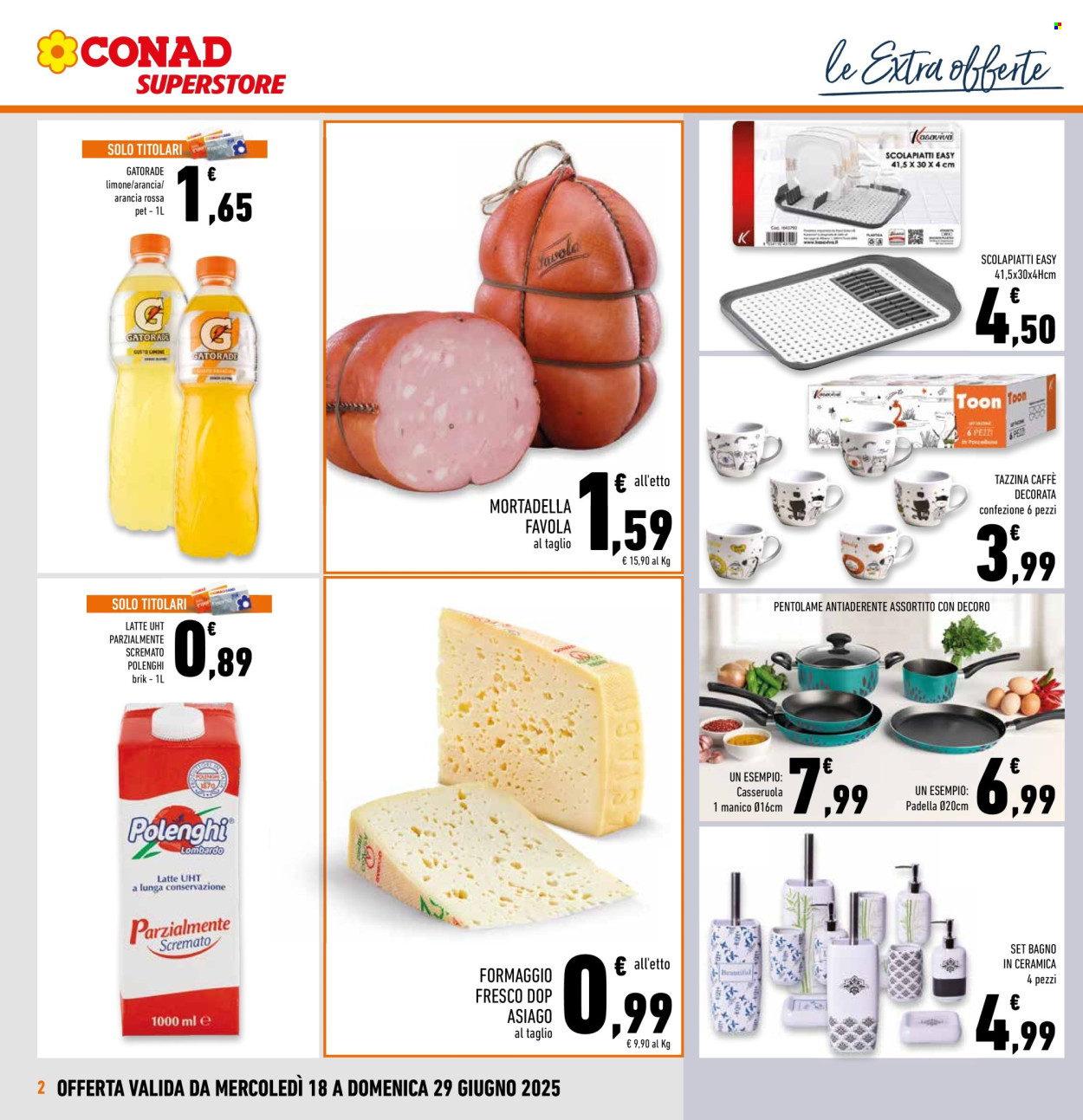 Volantino Conad Superstore - 18/6/2025 - 29/6/2025. Pagina 2