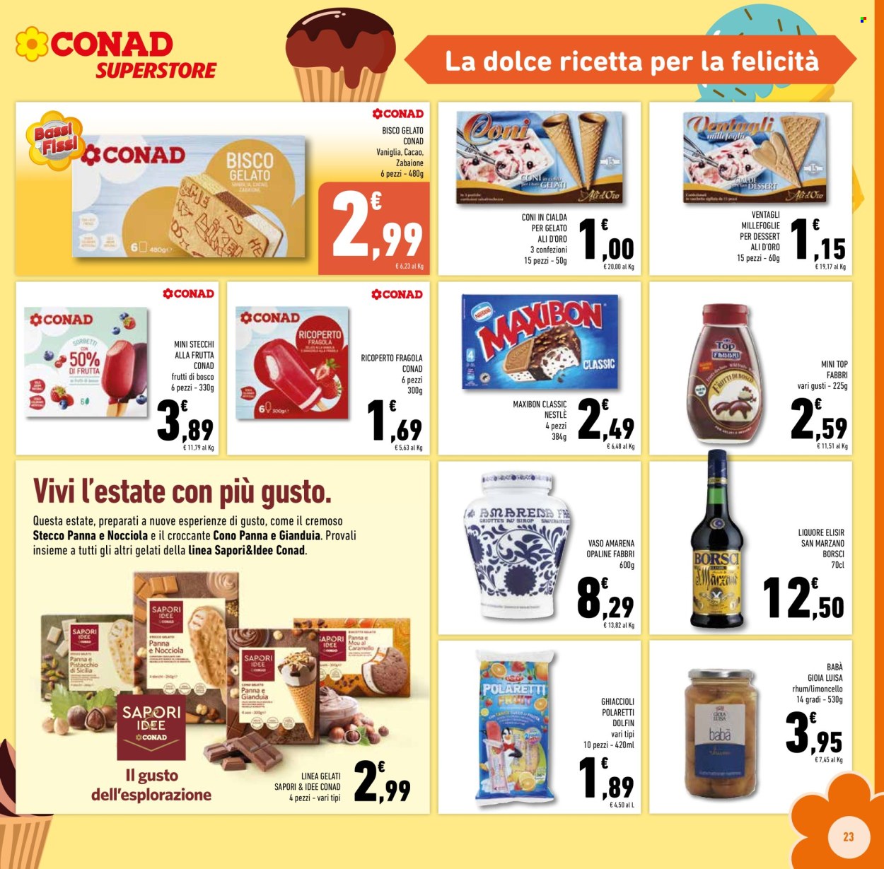 Volantino Conad Superstore - 18/6/2025 - 1/7/2025. Pagina 23