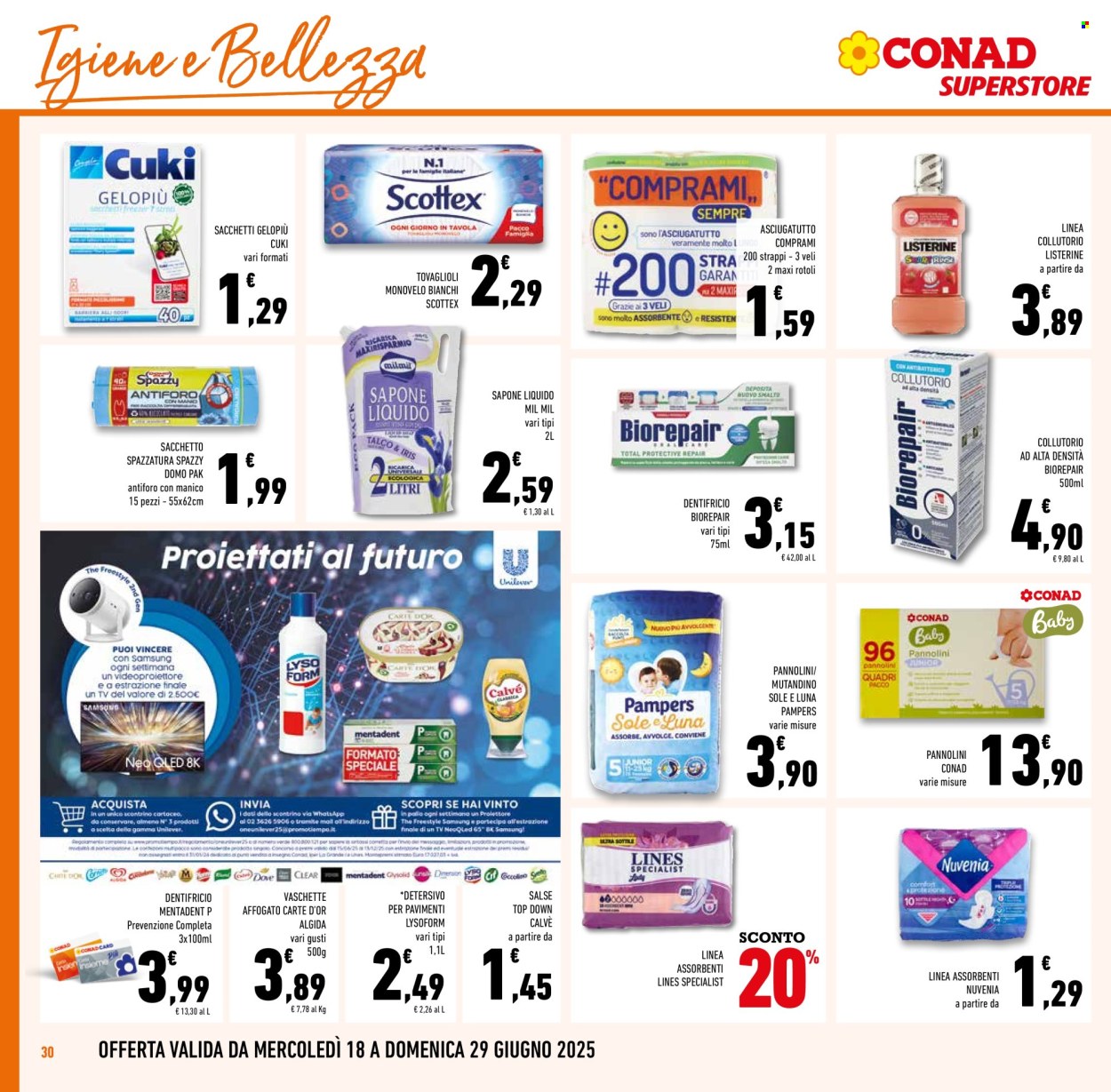 Volantino Conad Superstore - 18/6/2025 - 1/7/2025. Pagina 30
