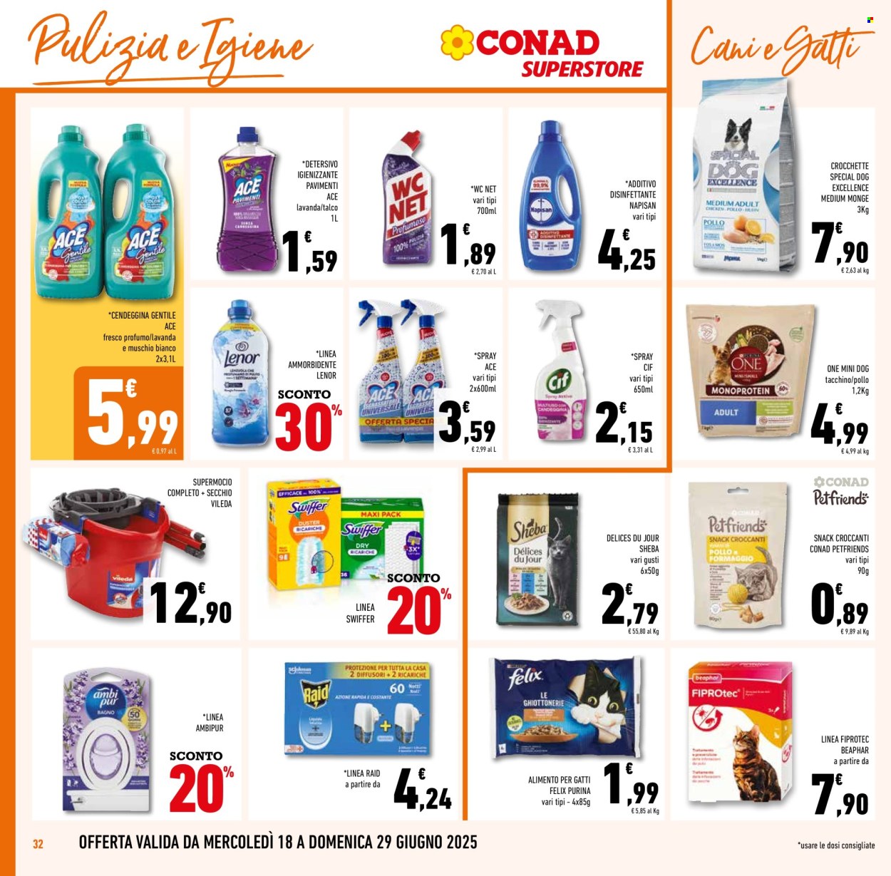 Volantino Conad Superstore - 18/6/2025 - 1/7/2025. Pagina 32