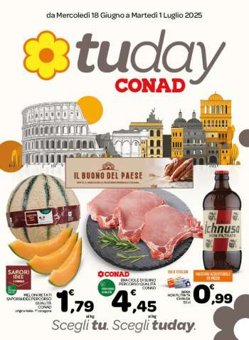 Volantino TuDay Conad - 18/6/2025 - 1/7/2025.