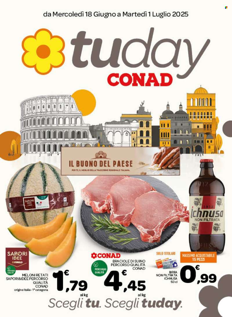 Volantino TuDay Conad - 18/6/2025 - 1/7/2025.