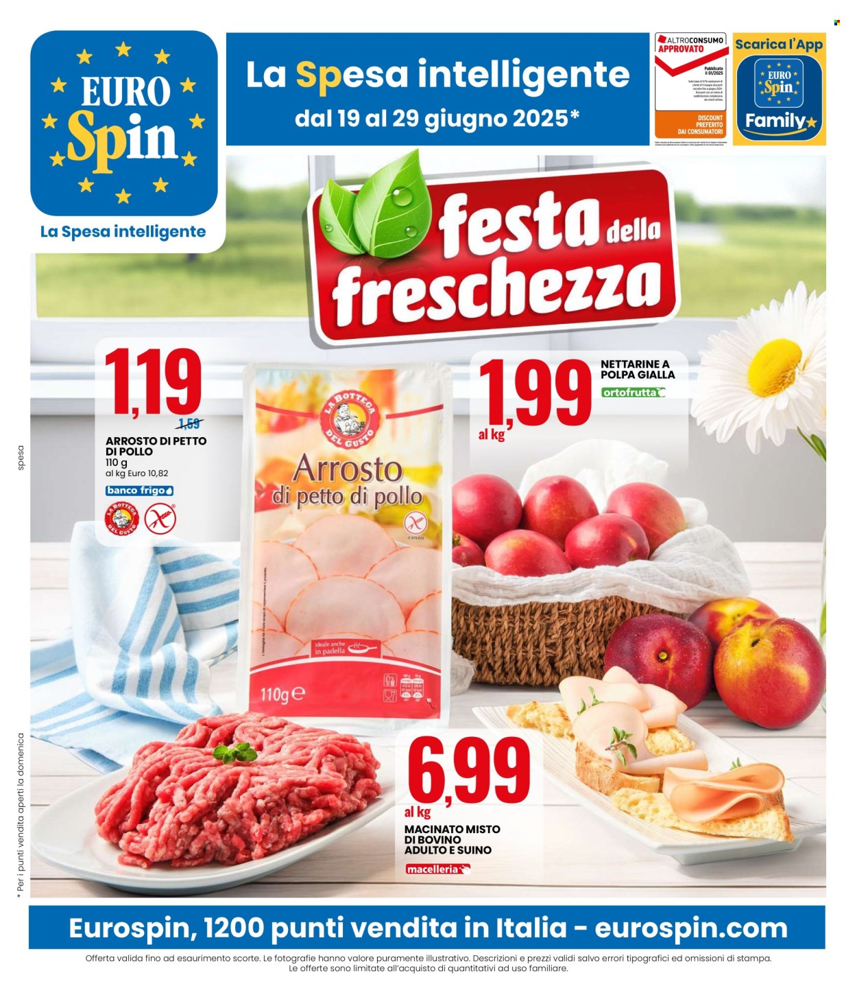 Volantino EuroSpin - 19/6/2025 - 29/6/2025. Pagina 1